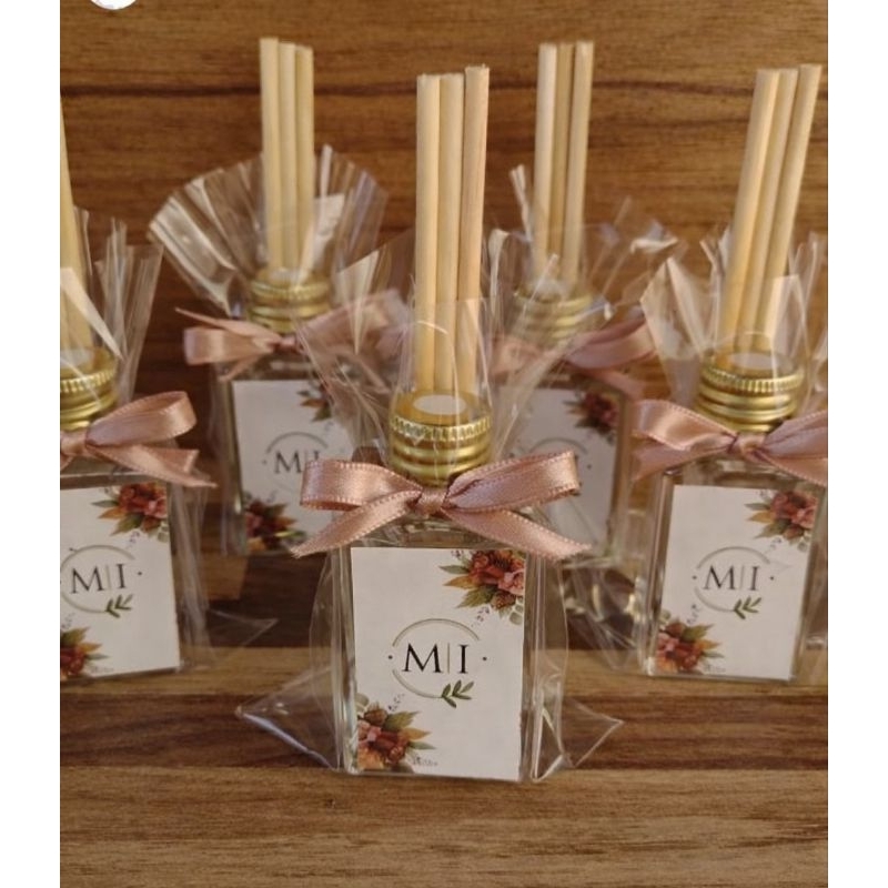 20 Lembrancinhas kit aromatizador 40 ml  chá revelação, maternidade, casamento, festas e eventos em Oferta na Shopee