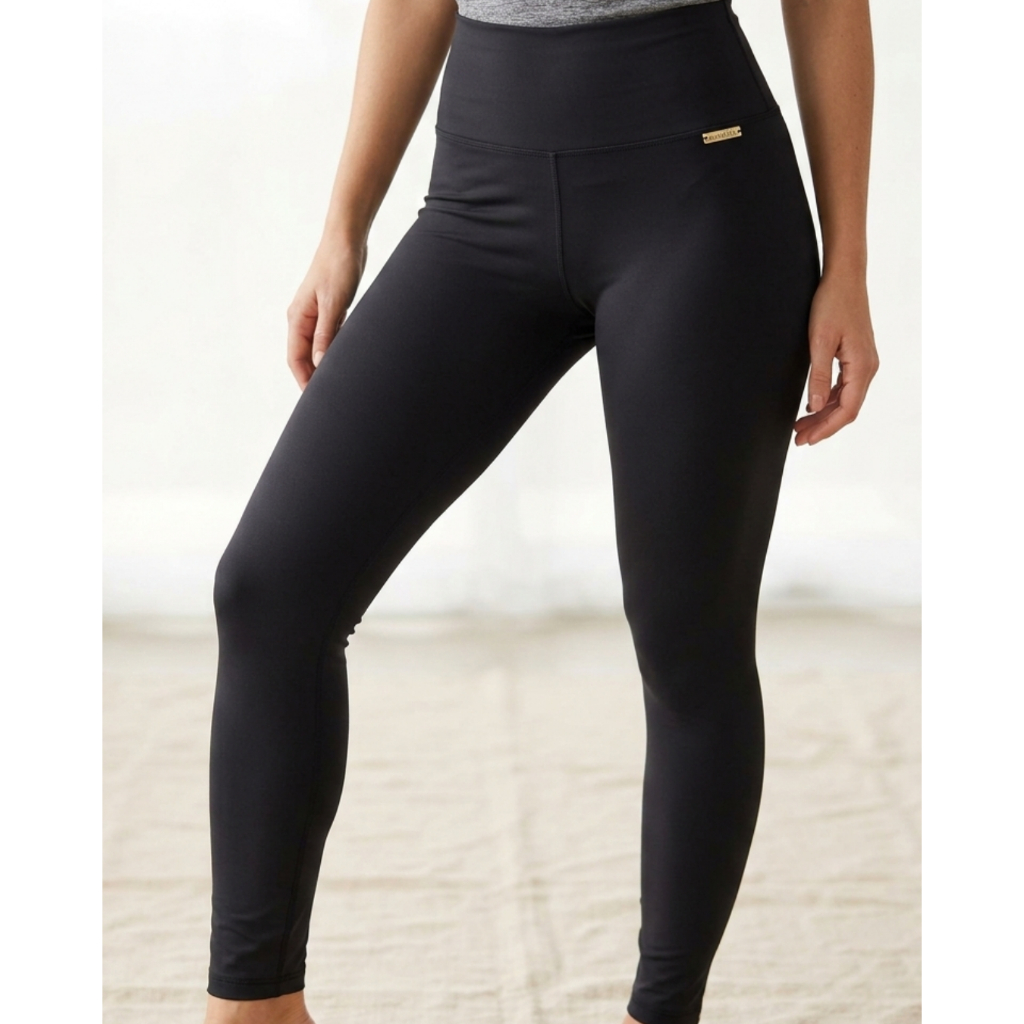 Legging Fitness Feminina Alta Compressão Poliamida Cintura Alta Academia