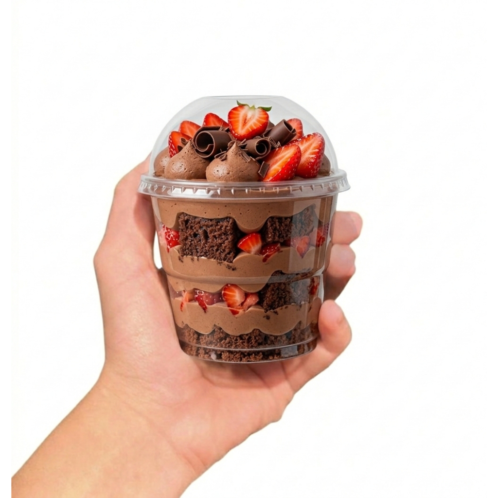 100 Copo Bolha PP de 200 ml para copo da felicidade e bolo no pote em Oferta na Shopee