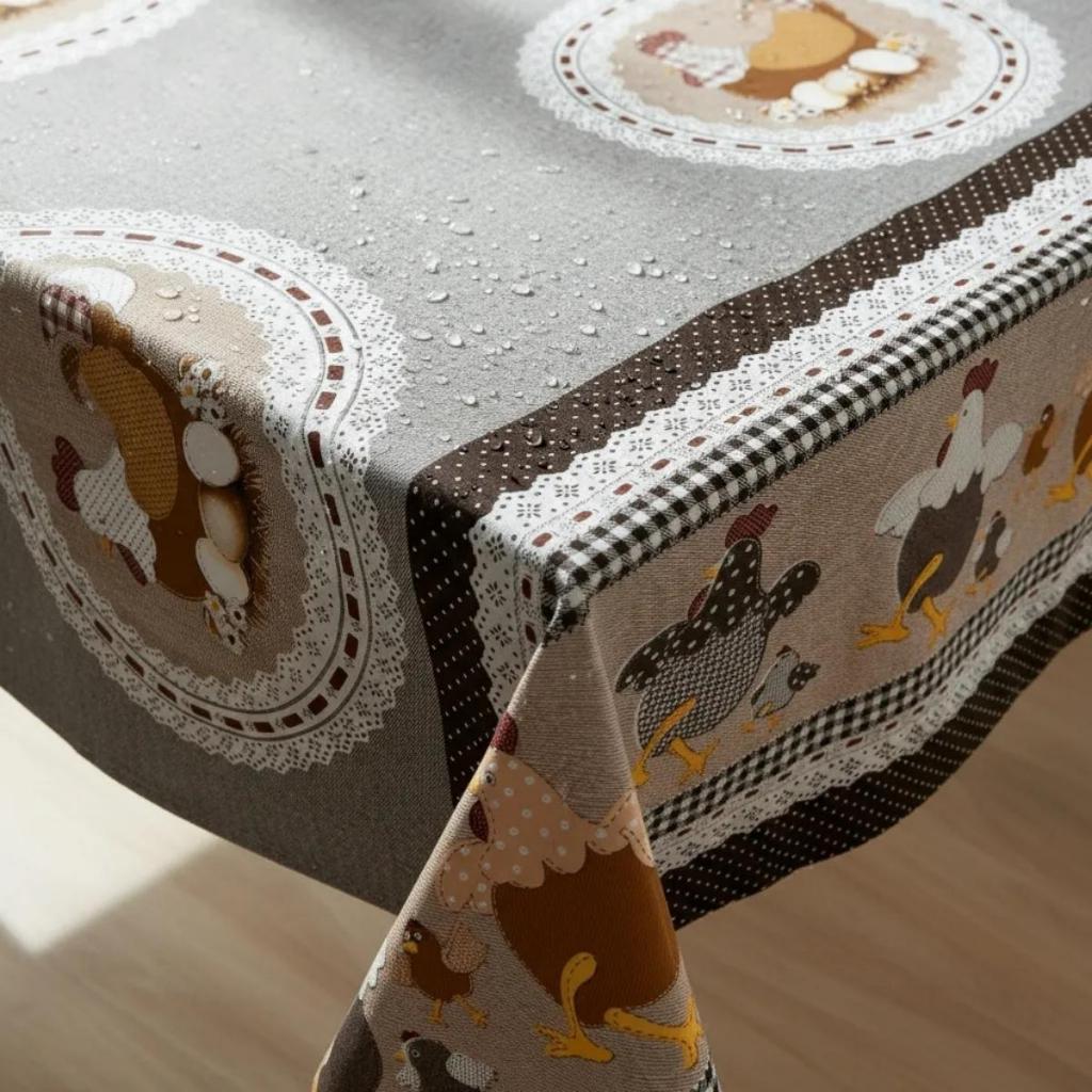 Toalha De Mesa Térmica Cozinha Galinheiro Galinha Impermeável Sítio Chácara Fácil De Limpar Prática