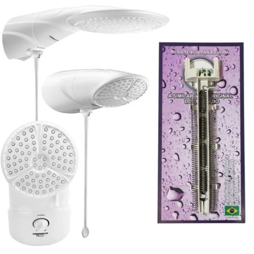 Resistencia Para Ducha Lorenzetti Advanced Eletrônica Top Jet Eletrônica 127v 5500w Paralela Wr