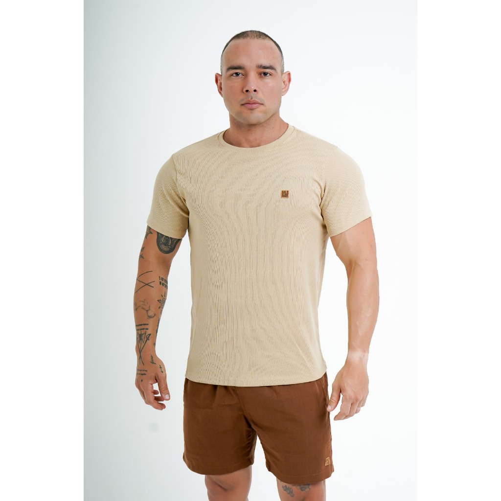Camisa  Canelada |  Masculina Moderna | Camisa Masculina Basica