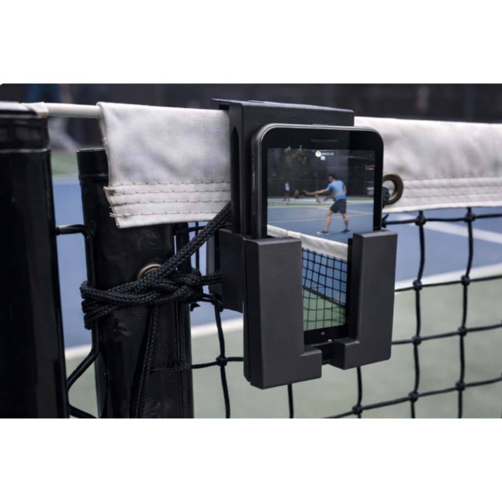 Suporte de Celular para Rede de Tênis / Padel – Grave seus Jogos | Phone Holder