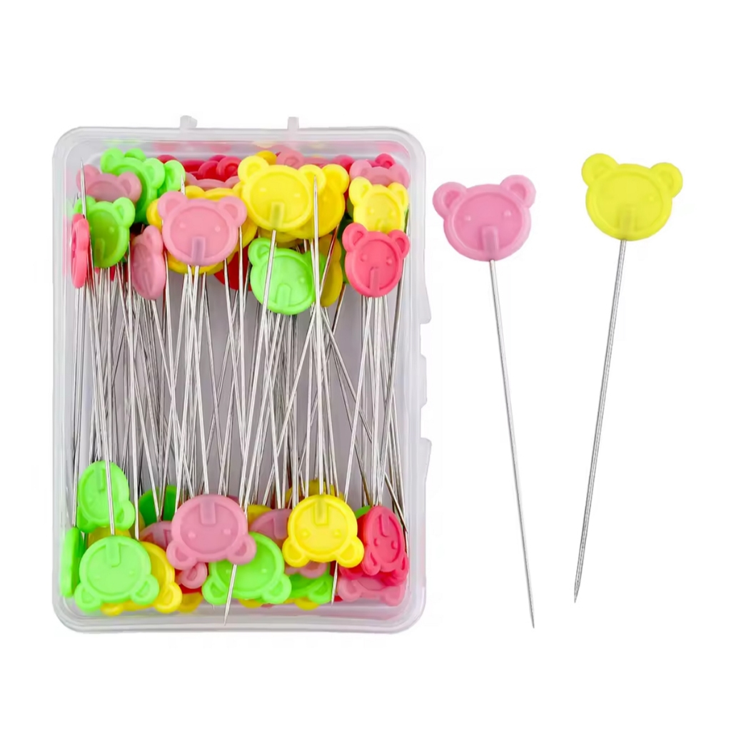 Kit 80 Alfinetes Cabeça Colorida Costura Patchwork Quilt Artesanato Modelagem em Oferta na Shopee