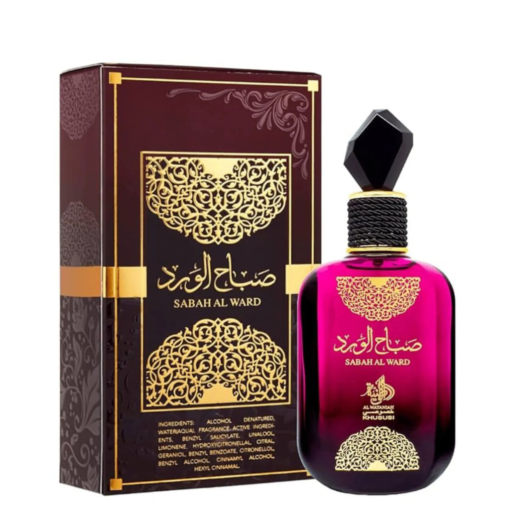 Perfume Feminino ÁRABES SABAH AL WARD 100ML Al Wataniah Eau de Parfum Edp Original