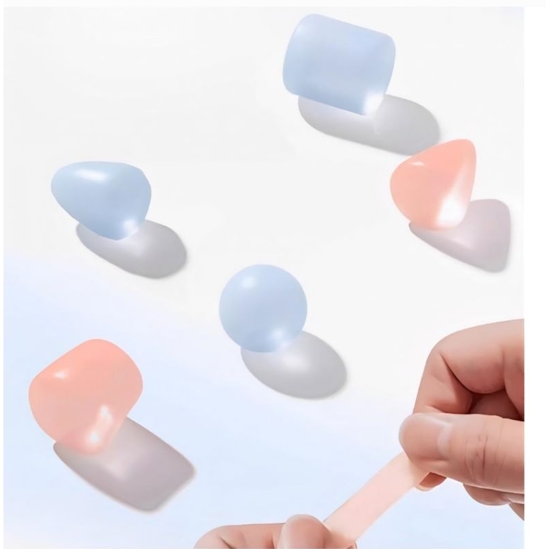 6 Unidades Tampão de Ouvido Protetor Auricular Antirruído Dormir Silicone Moldável Natação — imagem 2 de 2
