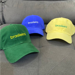 Boné Brasileira Bordado Dad Hat 100% Algodão Ajustável Estilo Casual Unissex