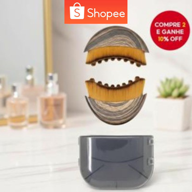FaceSculpt Pro Escova de Massagem para Drenagem Linfática, Ferramenta Ergonômica para Contorno Facial e Mandíbula, Uso