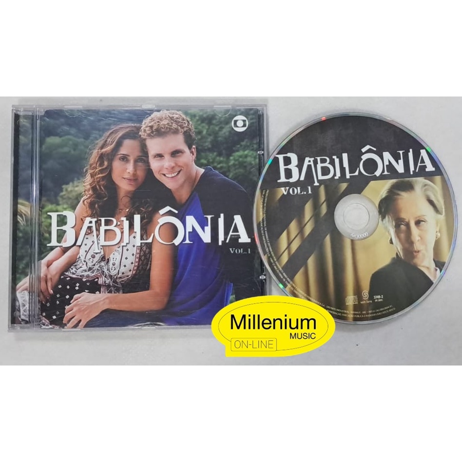 CD Babilônia Volume 1 Trilha Sonora Da Novela 2015 Original Gravadora Colecionador Ótimo Estado