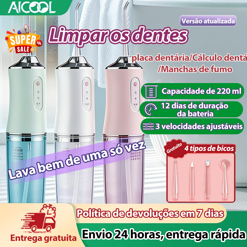 Irrigador Dental Oral Recarregável USB 200ml