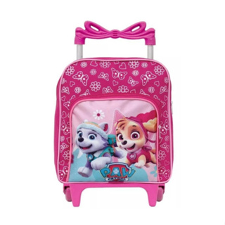 Mochila Escolar De Rodinha Infantil Bolsa Creche Pequena Personagem Patrulha Menina Rosa em Oferta na Shopee