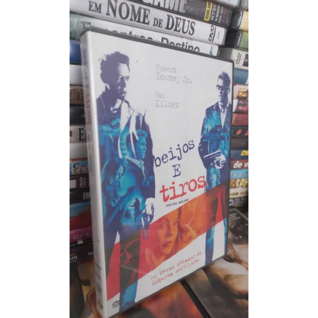 Dvd Beijos E Tiros Robert Downey Jr - (Lacrado) - Val Kilmer