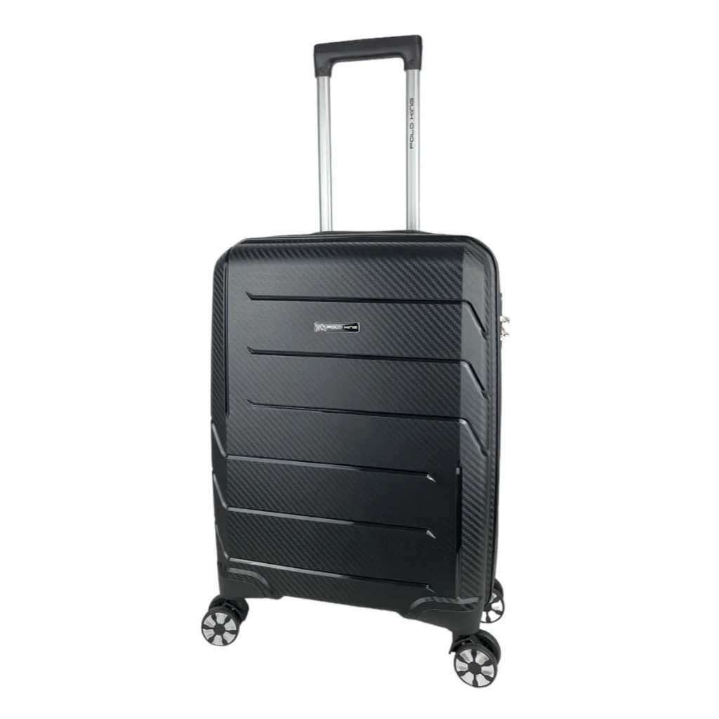 Mala Bordo 10kg Mala Viagem Pequena Polo King Polipropileno Rodas 360 Expansor Cadeado