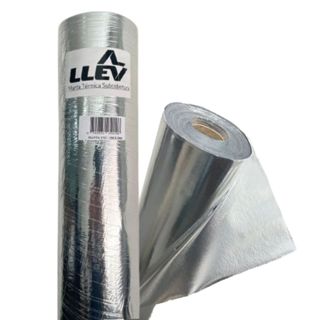 Manta Térmica Foil Dupla Face 50m² Subcobertura De Telhado em Oferta na Shopee