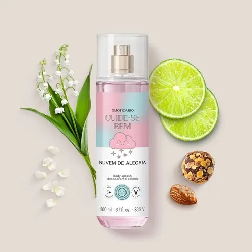 Nuvem de Alegria: O Body Splash Que Ilumina Seu Dia