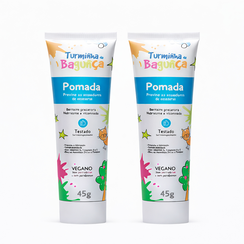 Kit 2 Pomadas Assadura Turminha da Bagunça 45g