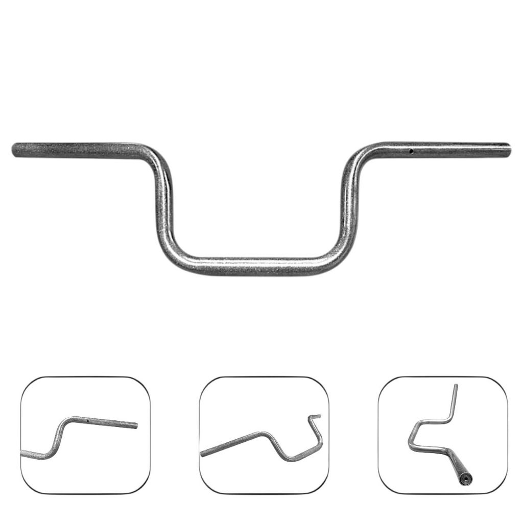 Guidão Para Moto Honda Cg Cargo Fan Titan 125/150/160 Cor Cinza em Oferta na Shopee