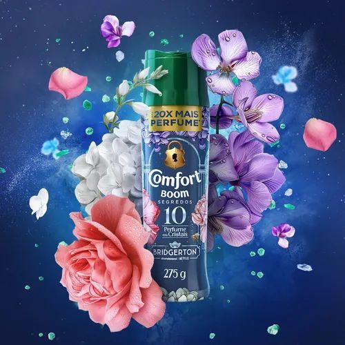 Odorizante Comfort Boom Segredos 10 Bridgerton 275g – Perfume em Cristais 20x Mais Perfume