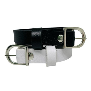 Kit 2 Cintos Feminino Finos Largura 2,0cm Fivelas Prata De Metal Moda Feminina Blogueira - Ana em Oferta na Shopee