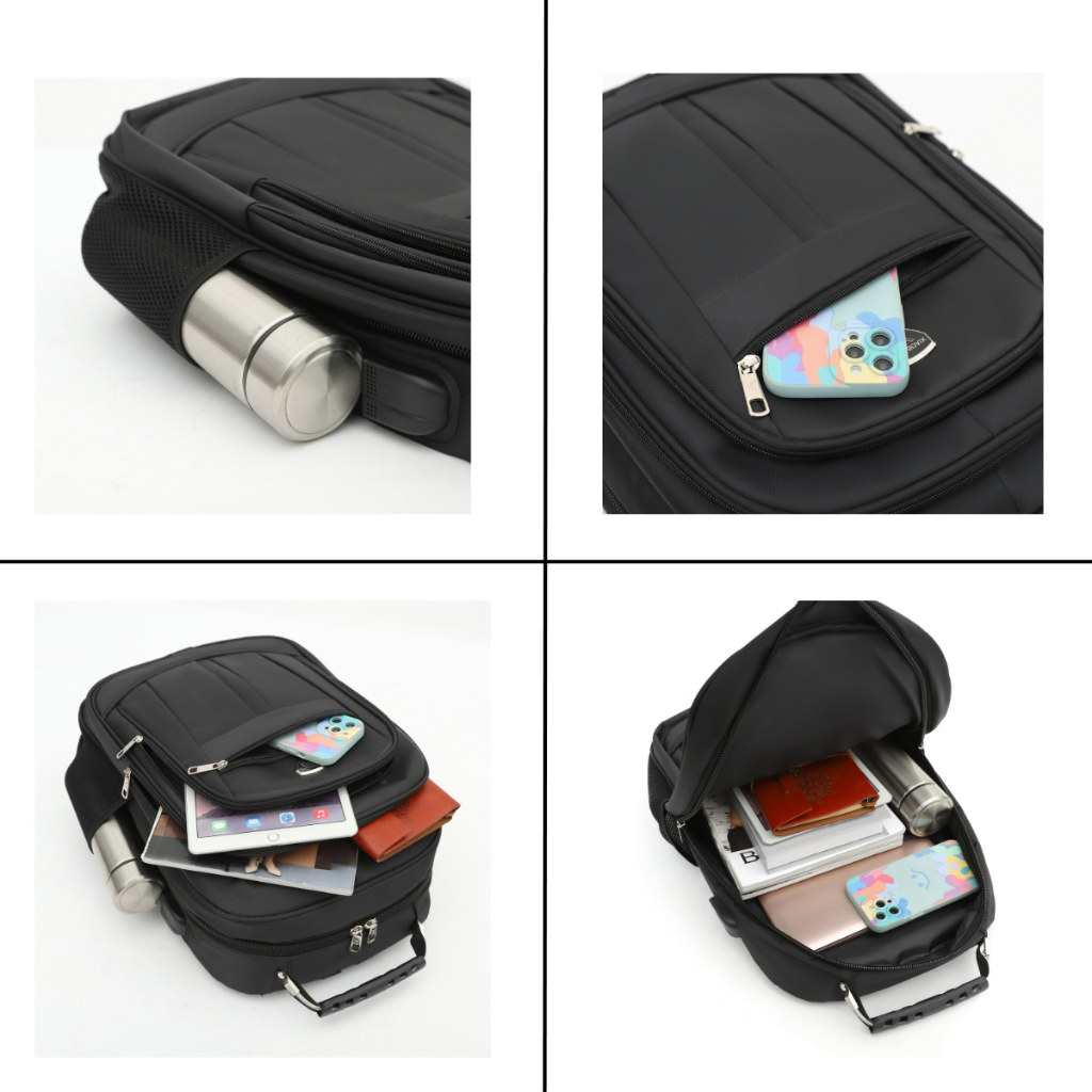 Mochila Para Notebook Empresarial Resistente Bem Espaçosa Faculdade Trabalho Viagem — imagem 2 de 2