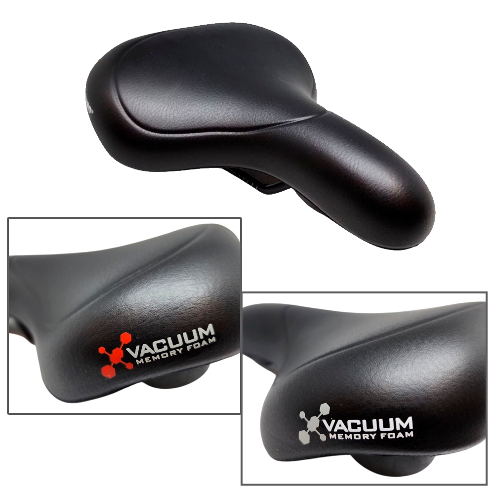 Selim Bike Vacuum Comfort System Trilho Aço Carbono Elleve