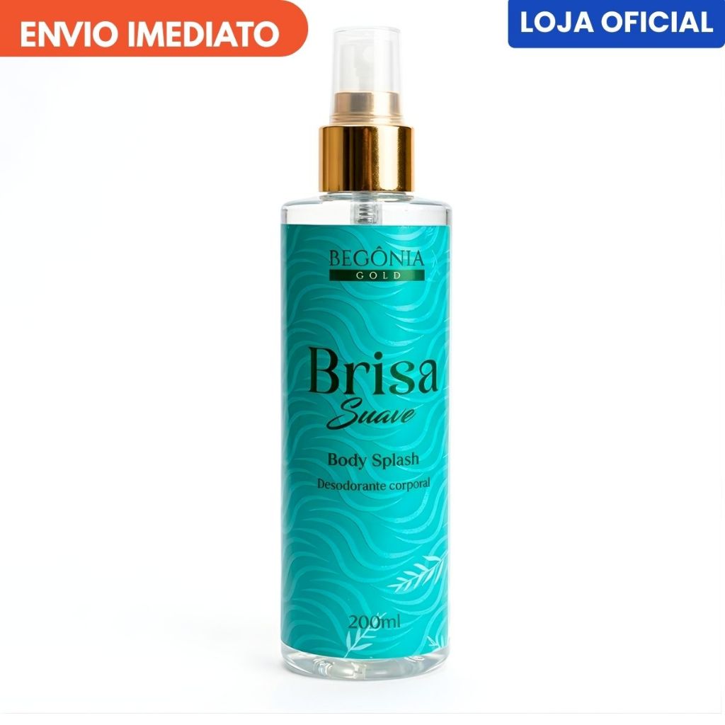 Body Splash Begônia Gold Brisa Suave 200ML
