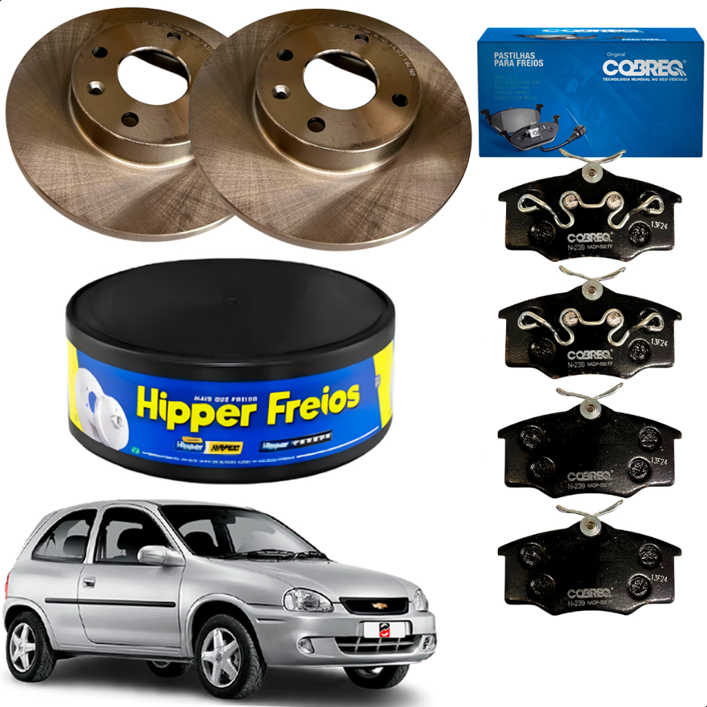 Disco E Pastilha Freio Corsa Wind 1.6 8v 96 97 98 99 2000 em Oferta na Shopee