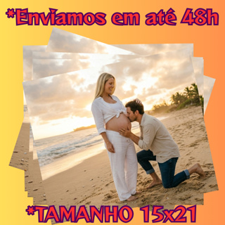 KIT até 50 Fotos 15X21 - Qualidade profissional- Envio em 24h -  Papel premium resistente, com brilho e durabilidade. em Oferta na Shopee
