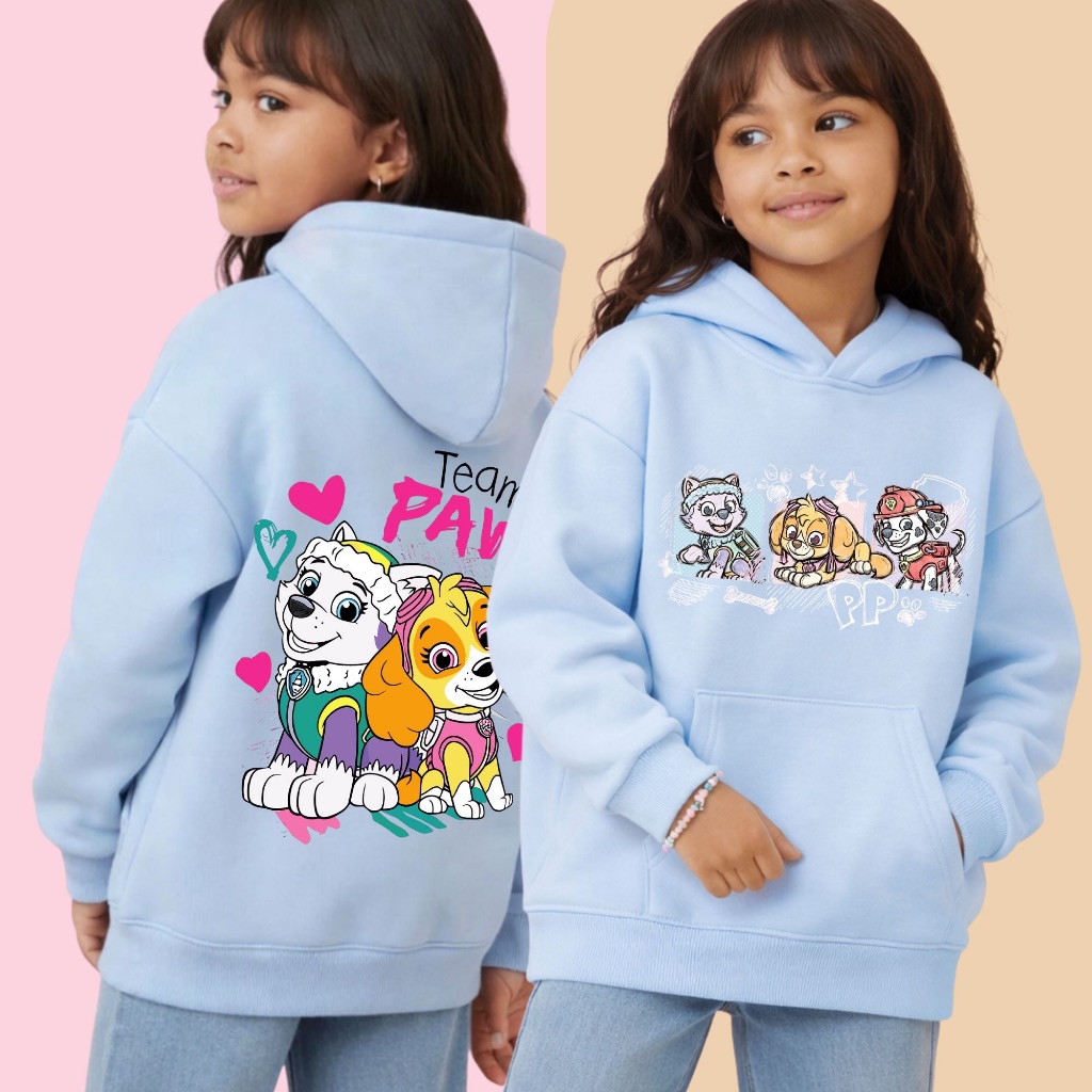 Moletom Infantil Personagens patrulha Blusa de Frio Infantil Quentinha Estampada 50/50