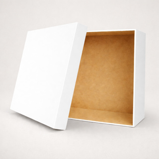 Caixa Personalizada Com Tampa Mdf Branco Para Presente em Oferta na Shopee