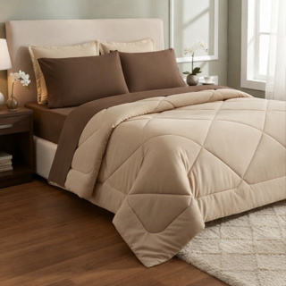 Kit Edredom Ternura Casal Queen Dupla Face 03 Peças Promoção ( ROSA COM CINZA ) em Oferta na Shopee