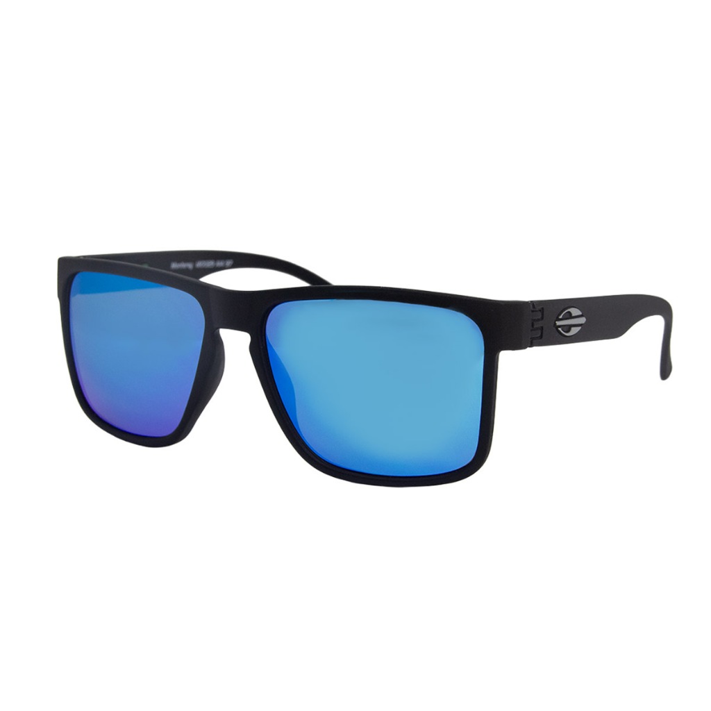 Óculos Solar Mormaii Monterey M0029a1497 - Preto Fosco - Lente Azul Espelhada cat1