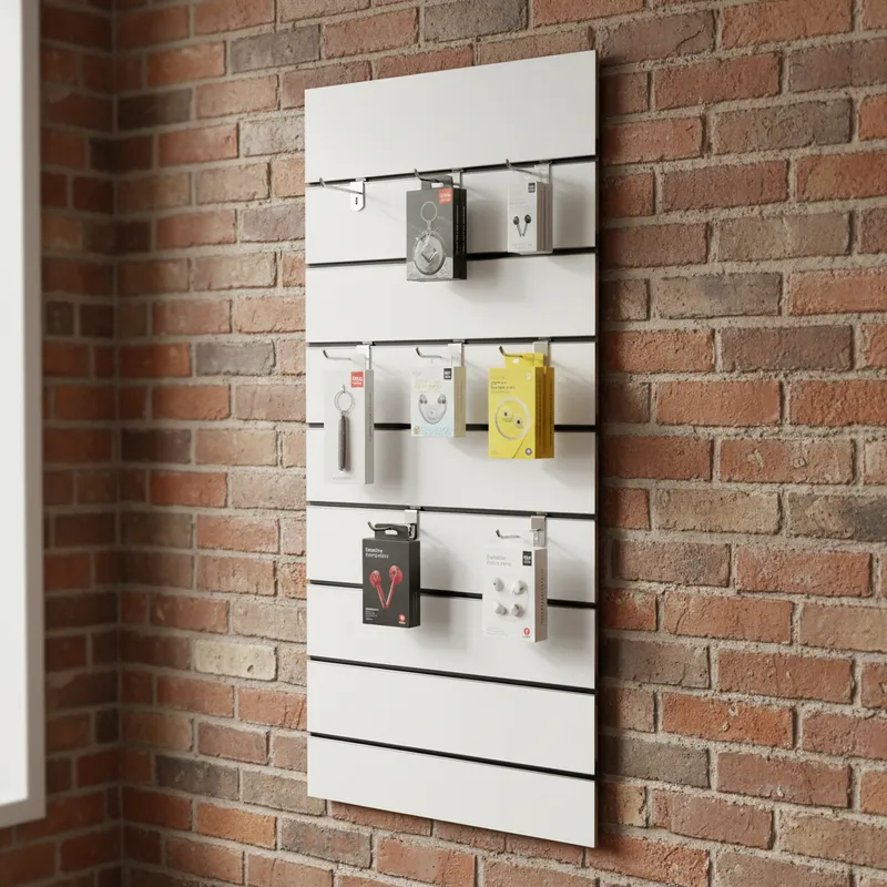 Painel Canaletado Organizador em Mdf 0,91 x 0,45m - Branco