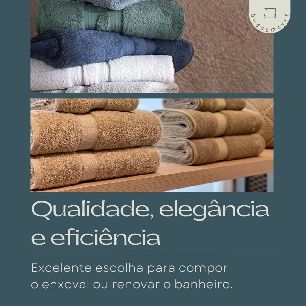 Toalha De Lavabo Algodão Egípcio 30x50 Buddemeyer