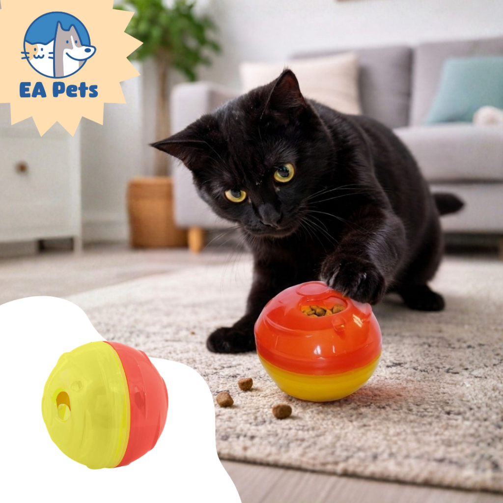 Brinquedo Comedouro Da Pet Games Cat Ball Divertido Saudável E Ocupacional Para Gatos