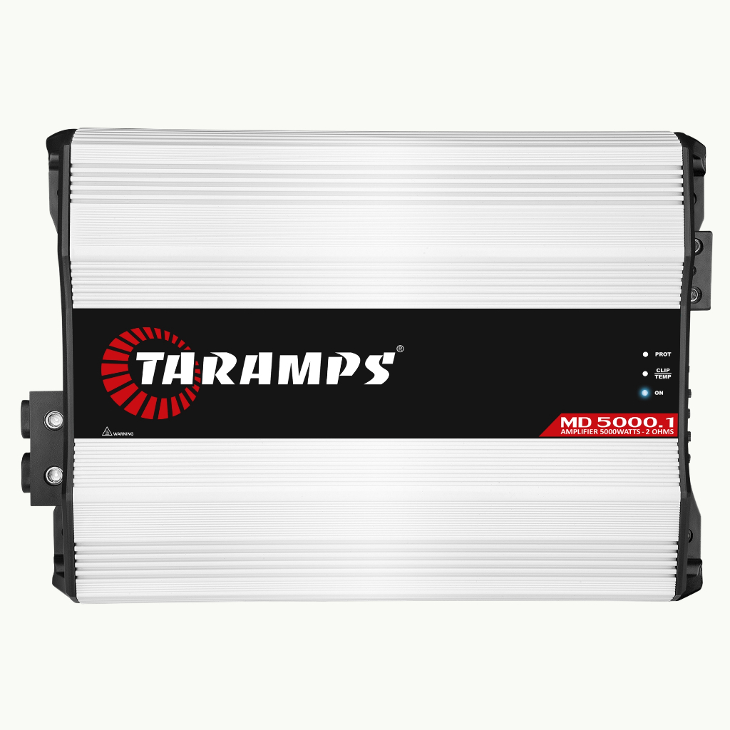Modulo Amplificador Automotivo Digital Taramps MD5000 5000w Rms 1 Canal 2 Ohms Potencia Som