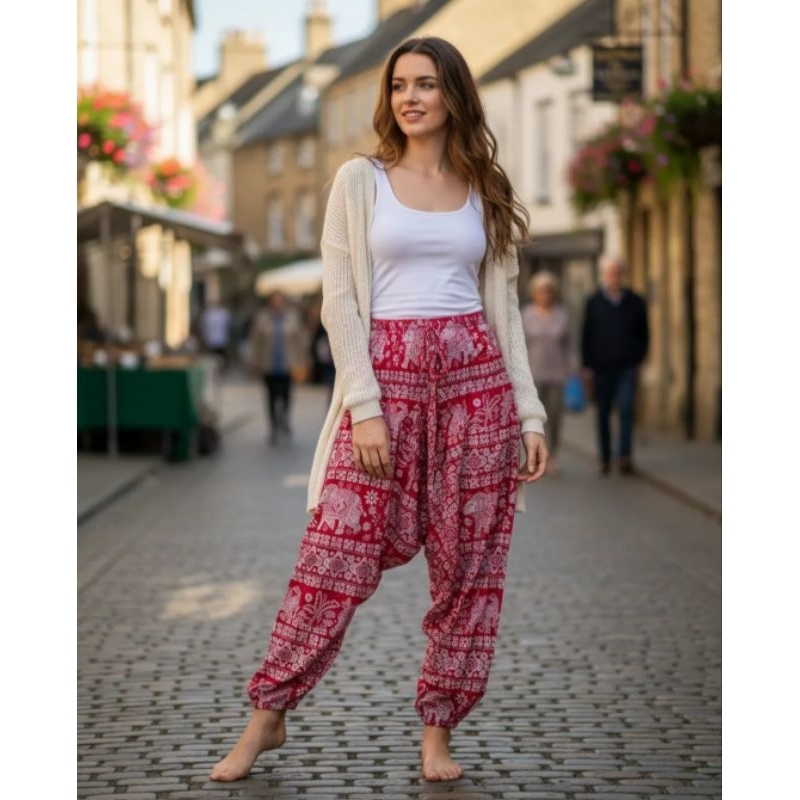Calça indiana saruel yoga unissex free size importadas