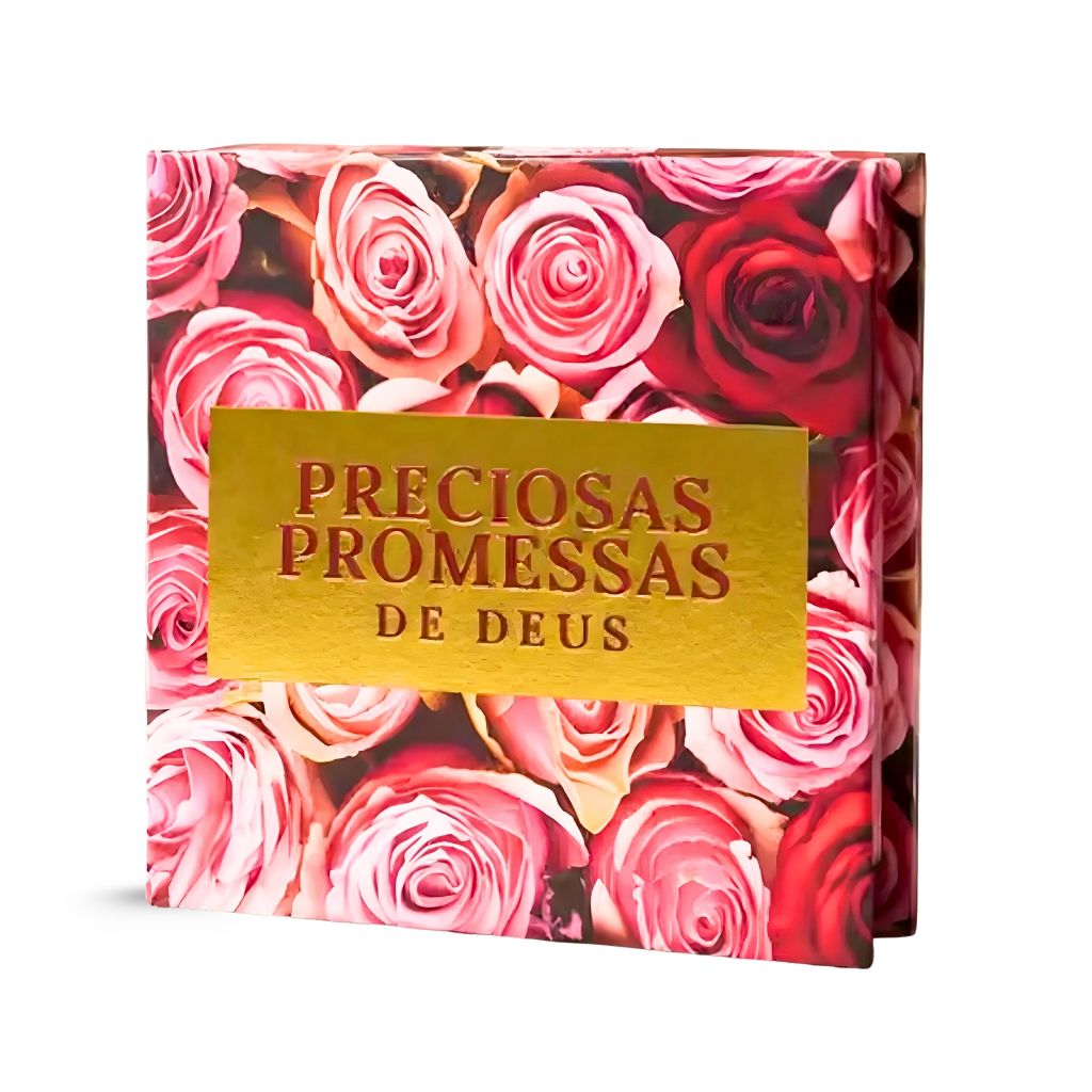Caixinha De Promessas | Preciosas Promessas De Deus | Rosas