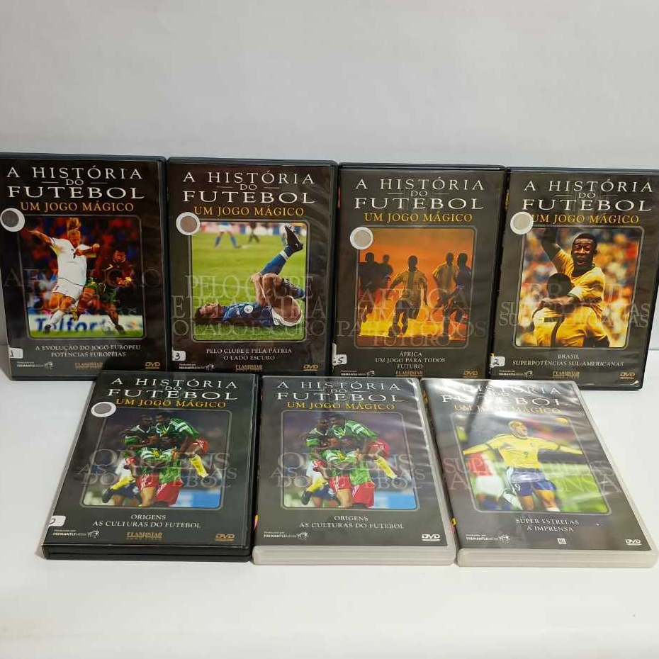 DVD A História Do Futebol - Um Jogo Mágico (7 DVDs) Usado