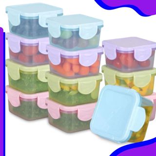 Potes Porta Alimentos c/ Tampa Hermética – Potes Mini – Papinhas, Frutas e Leite em Pó em Oferta na Shopee