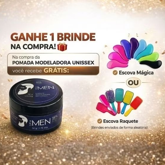 Pomada Modeladora Dry Match Unissex + Escova Sortida |  Definição de Cachos, Fixação Forte e Acabamento Seco.