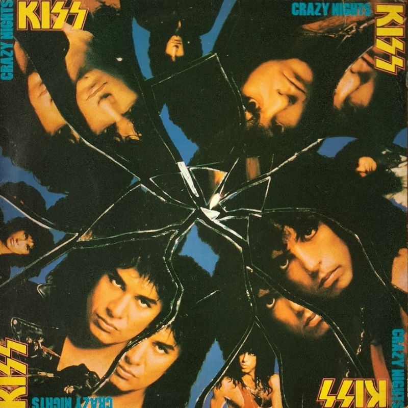 Kiss-Crazy Nights-lp com encarte-vinil
