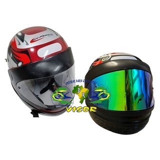 KIT com 2 Viseiras Compatível com SAN MARINO/PROTORK 788/FW3 /EBF NEW Tam 56/58/60