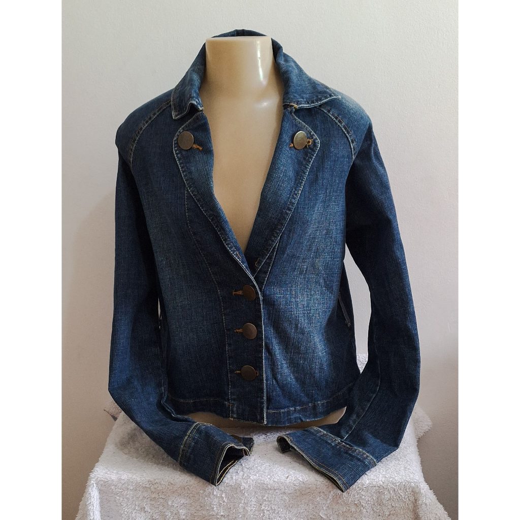 Jaqueta Jeans Feminina Clock House | Tam G