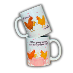Caneca Xícara Fofoca Aceito Amiga Engraçada Divertida Presente Criativo