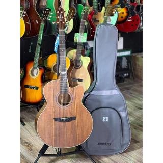 Violão Strinberg Sj300c jumbo cor walnut ws koa bag REGULADO PELO LUTHIER