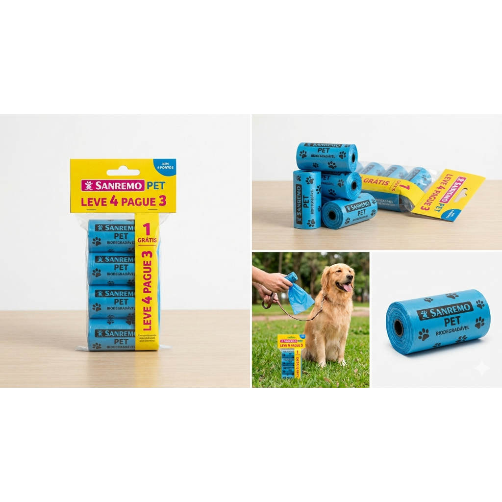 Saquinho Higiênico Cata Coco para Pets Praticidade e Higiene