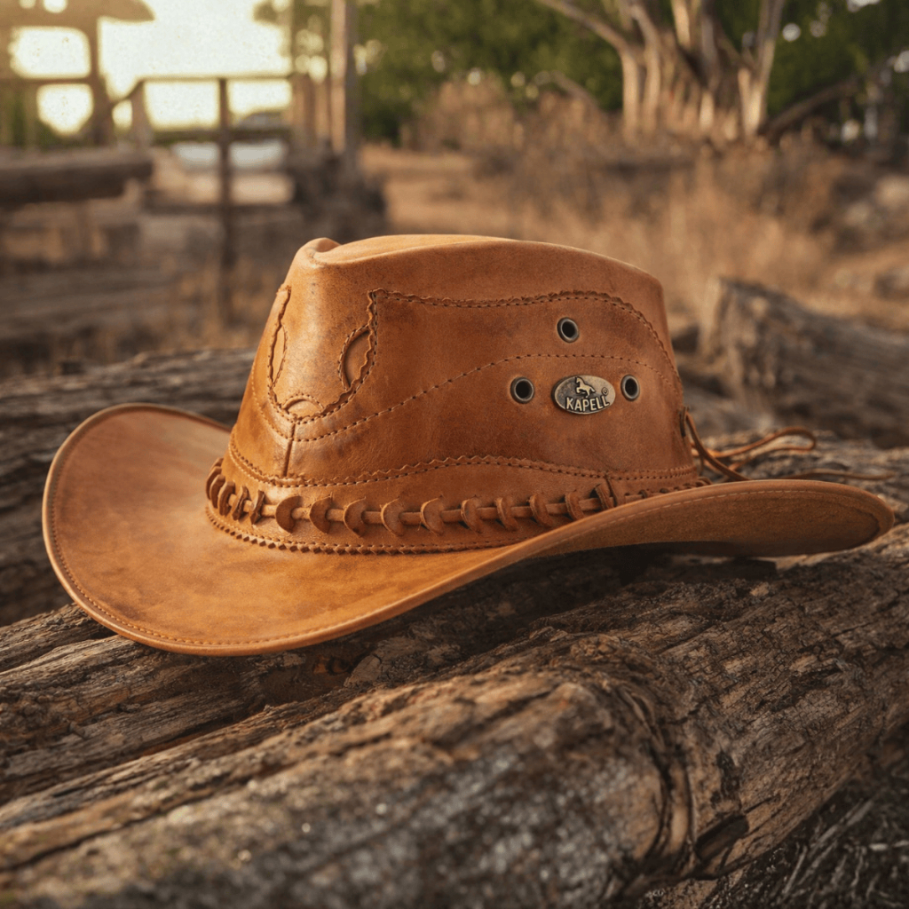 Chapéu Country Texas Unissex Adulto Modelo Couro Estilo Modão Sertanejo Barretos Muladeiro Sertanejo