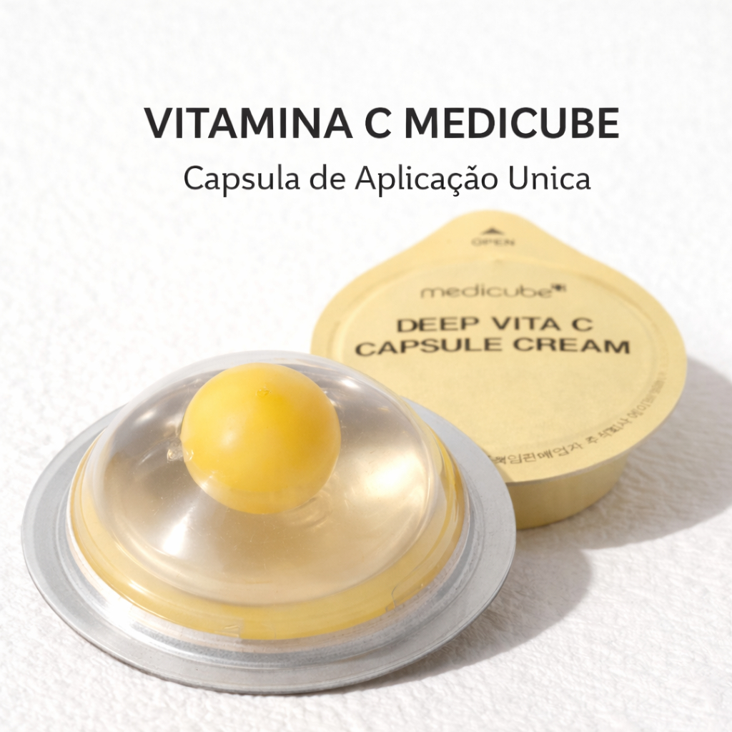 Vitamina C Deep Capsule Medicube Creme Clareador Iluminador