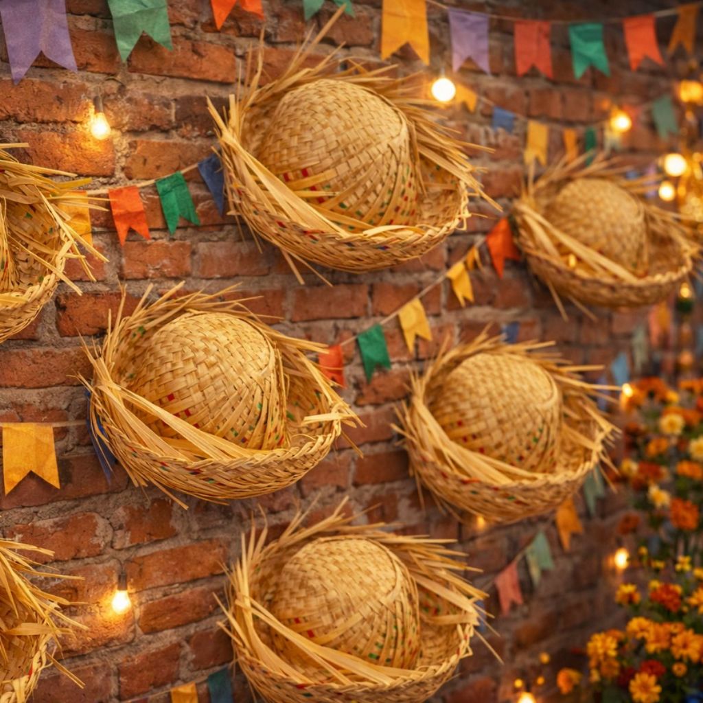 Chapéu de Palha Junino Carava Tremendão Malandrinho Chapéu Desfiado Festa Junina Palha em Oferta na Shopee